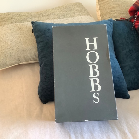 Hobbs Draycott Colourblock Mary Jane High Heel Courts Caramel Black Size 8 - Picture 10 of 12